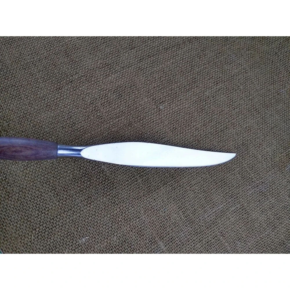 Mode Danish Stainless Sheffield England Carving Knife Mid Century Modern Teak